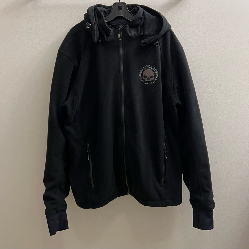 Harley Davidson Cross Roads Il
Fleece Hooded Jacket Willie G Skull Size 2XL - Picture 5 of 16